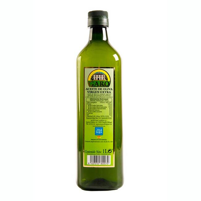 GARO, ACEITE DE OLIVA VIRGEN EXTRA Aceite de Oliva Virgen Extra 1 Litro Pet